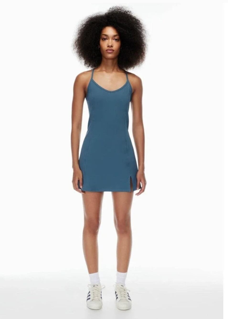NWT Aritzia TnASlick Court Tennis Athletic Dress Blue Outerspace 2XL 2X XXL